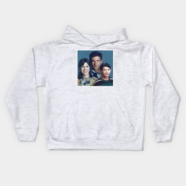 Solo Family Portrait Kids Hoodie by Pop Fan Shop